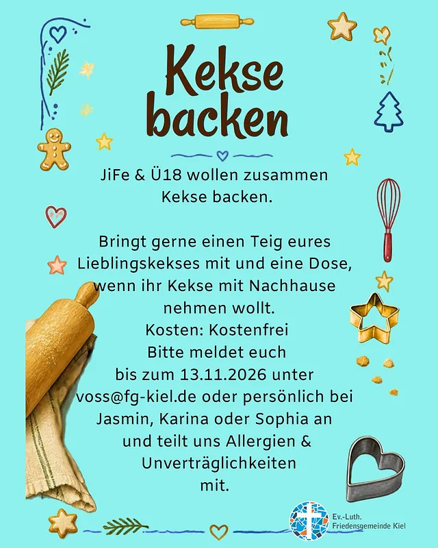Veranstaltungsplakat "Ü18-AKTION" mit Terminen.